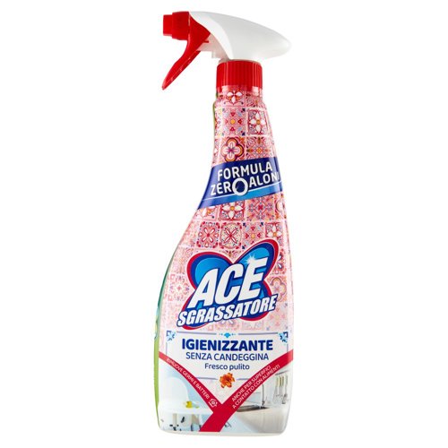 Ace Sgrassatore Igienizzante Senza Candeggina Fresco pulito 500 ml