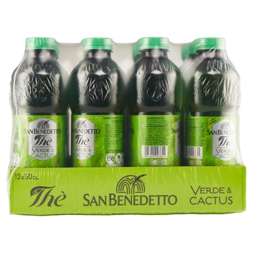 San Benedetto Thè Verde & Cactus 12 x 50 CL