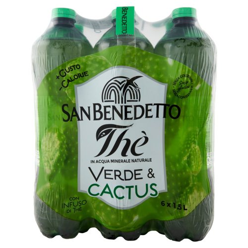 San Benedetto Thè Verde & Cactus 6 x 1,5 L