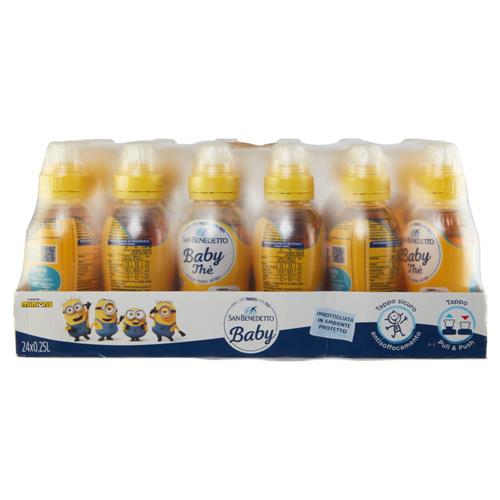 San Benedetto Baby Thè deteinato limone P&P vassoio 24 x 0,25 L