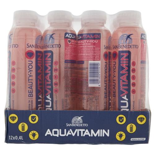 San Benedetto Aquavitamin Beauty-You Gusto Frutti Rossi 12 x 0,4 L