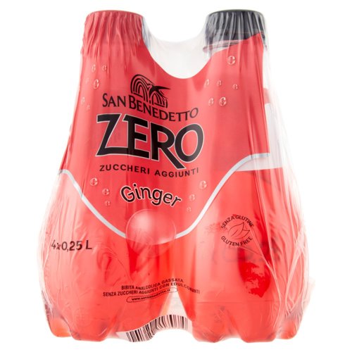 San Benedetto Ginger Zero 0,25 L x4