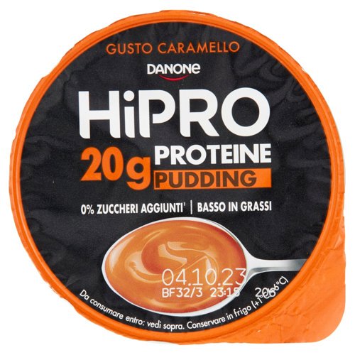 HiPRO Pudding 20g Proteine Gusto Caramello 200 g