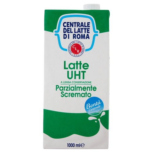 Centrale del Latte di Roma Latte UHT a Lunga Conservazione Parzialmente Scremato 1000 ml