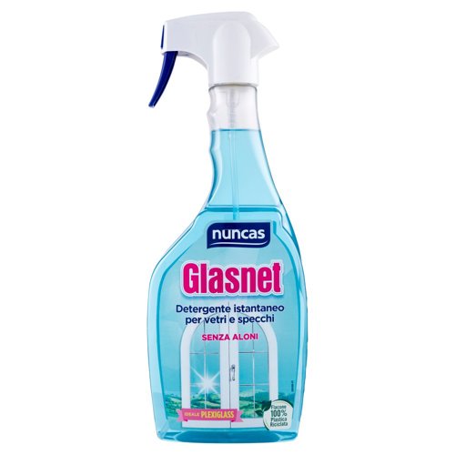 nuncas Glasnet Detergente istantaneo per vetri e specchi 750 ml