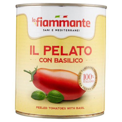 la fiammante il Pelato con Basilico 800 g