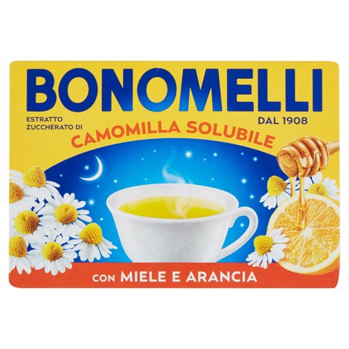 Bonomelli Estratto Zuccherato di Camomilla Solubile con Miele e Arancia 16 x 5 g