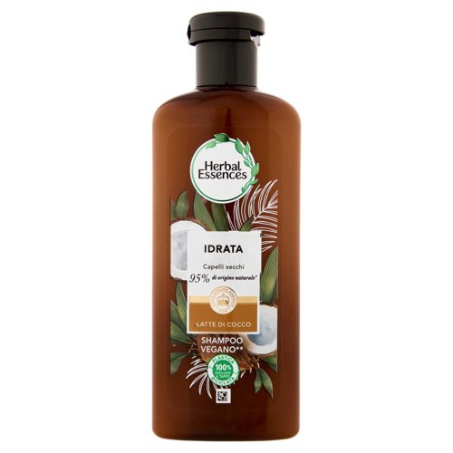 Herbal Essences Shampoo Formula Vegana Idrata con Olio di Cocco 250 ml