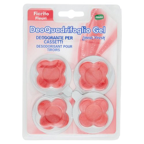 Relevi Linea Fresh DeoQuadrifoglio Gel Fiorito 4 pz