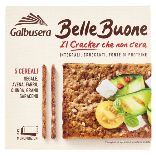 Galbusera BelleBuone il Cracker che non c'era 5 Cereali 5 x 40 g