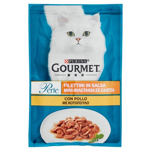 PURINA GOURMET Perle Filettini in Salsa con Pollo 85 g