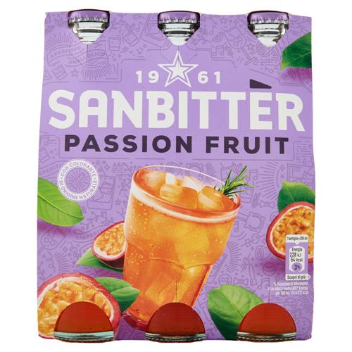 SANBITTÈR Passion Fruit 3x20cl