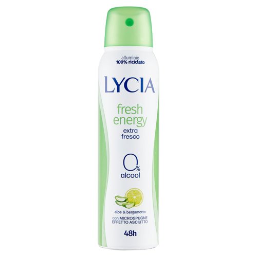 Lycia fresh energy deo spray aloe & bergamotto 150 ml