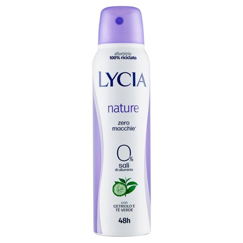 Lycia nature deo spray con Cetriolo e Tè Verde 150 ml