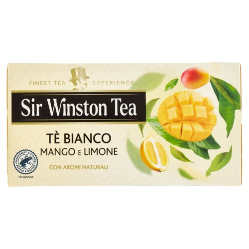 Sir Winston Tea Tè Bianco Mango e Limone 20 x 1,25 g