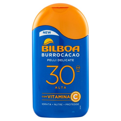 Bilboa Burrocacao Pelli Delicate SPF 30 Alta con Vitamina C 200 ml