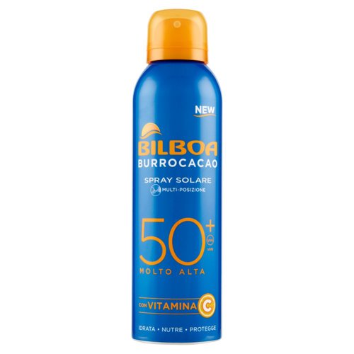 Bilboa Burrocacao Spray Solare 50+ Molto Alta 150 ml