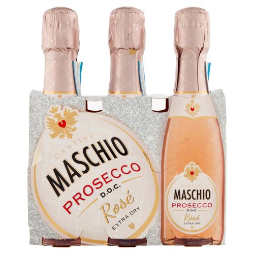 Cantine Maschio Prosecco D.O.C. Rosé Extra Dry 3 x 20 cl