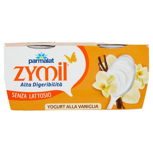 ZYMIL Alta Digeribilità Senza Lattosio Yogurt alla Vaniglia 2 x 125 g