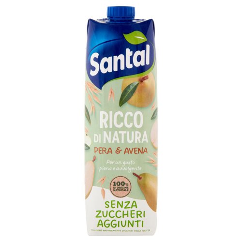 Santàl Ricco di Natura Pera & Avena Senza Zuccheri Aggiunti 1000 ml