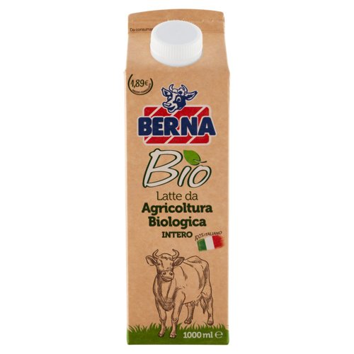 Berna Bio Latte da Agricoltura Biologica Intero 1000 ml