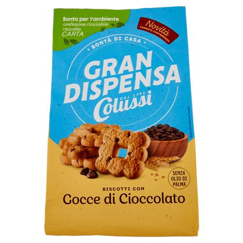 Colussi Gran Dispensa Biscotti con Gocce di Cioccolato 600 g