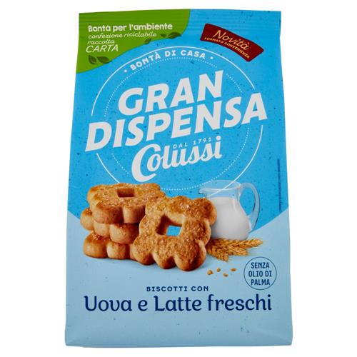 Colussi Gran Dispensa Biscotti con Uova e Latte freschi 600 g