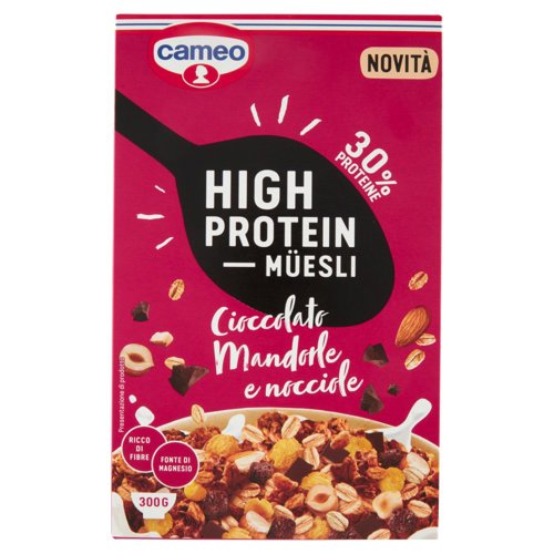 cameo High Protein Müesli Cioccolato Mandorle e nocciole 300 g