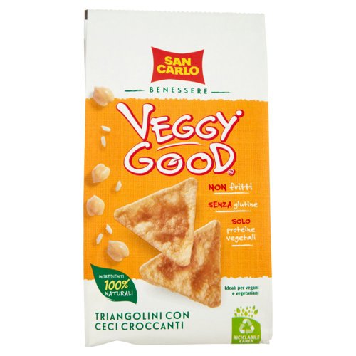 San Carlo Benessere Veggy Good Triangolini con Ceci Croccanti 65 g