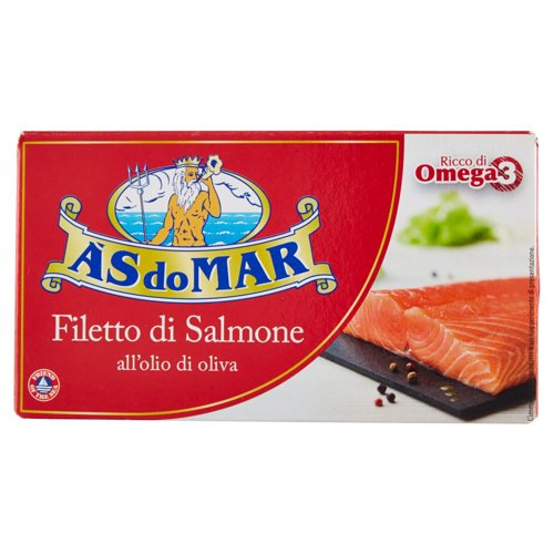 Asdomar Filetto di Salmone all'olio di oliva 150 g