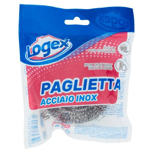 Logex Paglietta Acciaio Inox