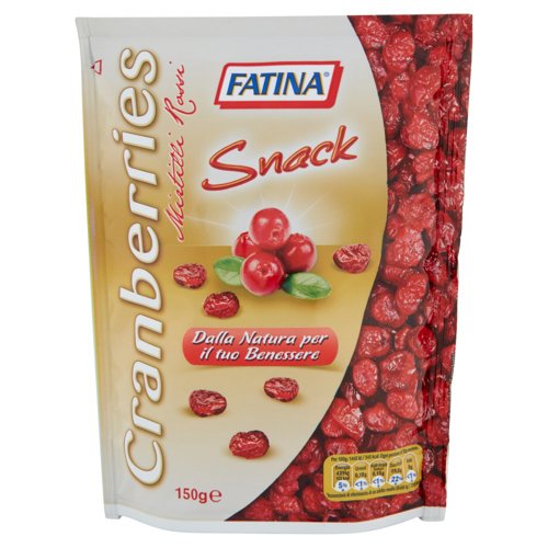 Fatina Snack Cranberries Mirtilli Rossi 150 g