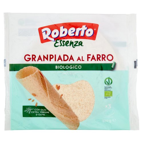 Roberto essenza Granpiada al Farro Biologico 3 Piadine 330 g