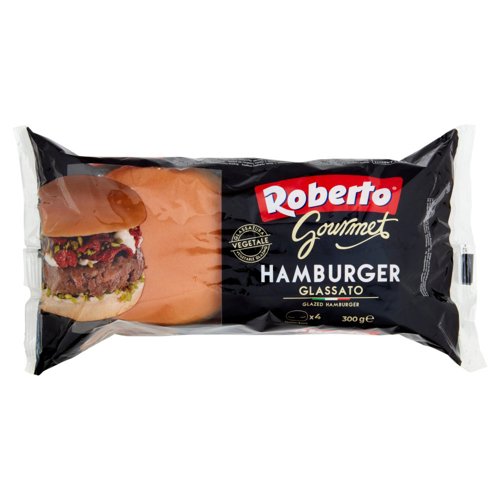 Roberto Gourmet Hamburger Glassato 4 Panini 300 g