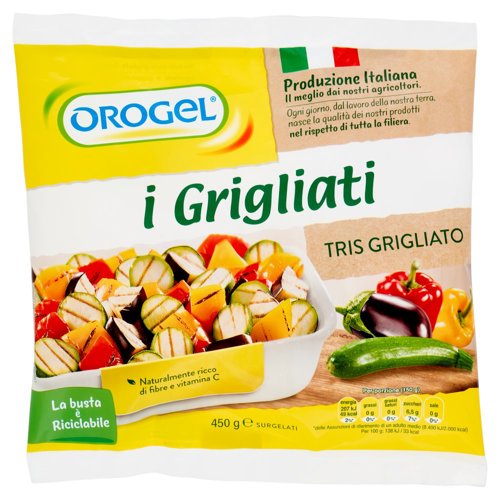 Orogel i Grigliati Tris Grigliato Surgelati 450 g
