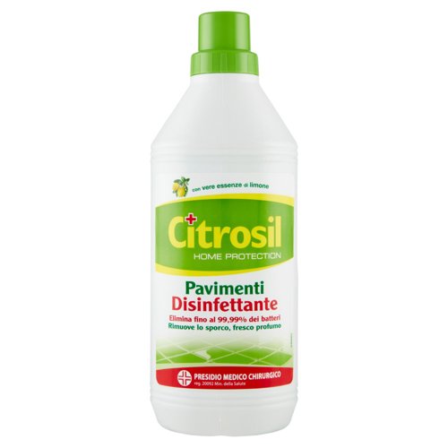 Citrosil Home Protection - Pavimenti Disinfettante con vere essenze di limone, 900 ml