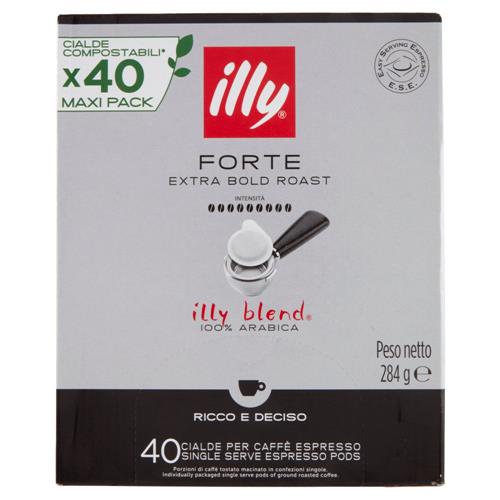 illy Forte 40 Cialde per Caffè Espresso 284 g