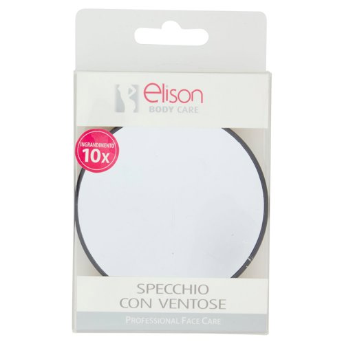 elison Body Care Professional Face Care Specchio con Ventose ø 9 cm