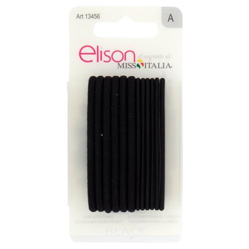 elison Accessori per Capelli Black 6 + 6 pz