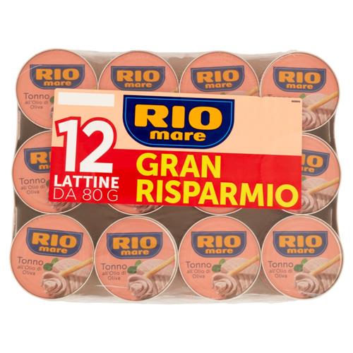 Rio mare Tonno all'Olio di Oliva 12 x 80 g