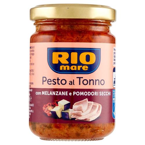 Rio mare Pesto al Tonno con Melanzane e Pomodori Secchi 130 g