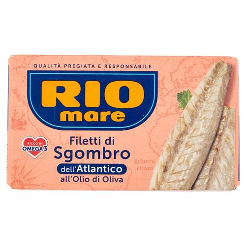 Rio mare Filetti di Sgombro dell'Atlantico all'Olio di Oliva 125 g