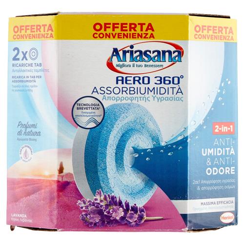 Ariasana Aero 360° Tab Lavanda Relax 2 x 450 g