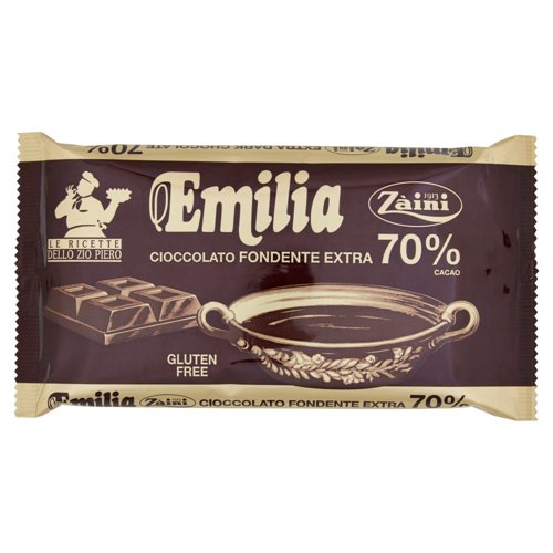 Zàini Emilia Cioccolato Fondente Extra 70% 400 g