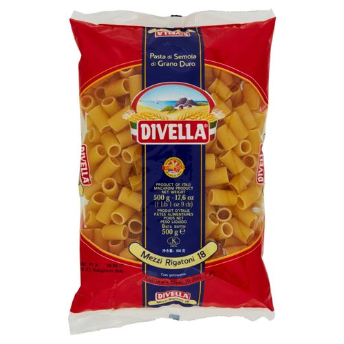 Divella Mezzi Rigatoni 18 500 g