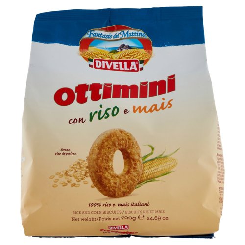 Divella Fantasie del Mattino Ottimini con riso e mais 700 g