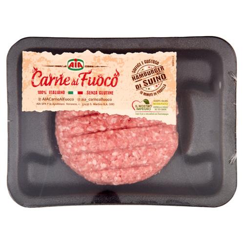 Aia Carne al Fuoco Hamburger di Suino 0,150 kg