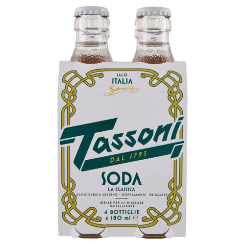 Tassoni Soda la Classica 4 x 180 ml