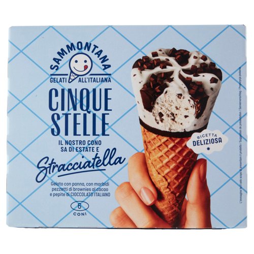 Sammontana Cinque Stelle Stracciatella 6 x 60 g