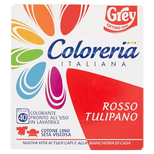 Grey Coloreria italiana rosso tulipano